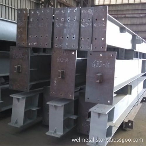 Galvanized industrial building